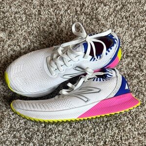 White and Pink New Balance FuelCell Echo